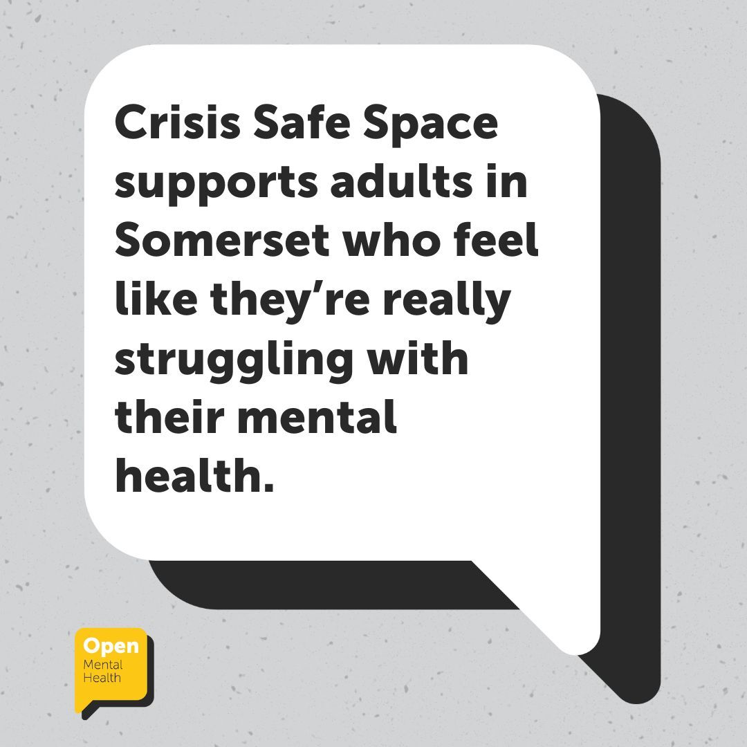 Mental health emergencies can happen any time of the day or night. If you or someone you know in #somerset is experiencing mental health challenges, call us on 01823 276892 or freephone 0800 138 1692 any time of the day or night or visit our website. bit.ly/crisis-safe-sp…