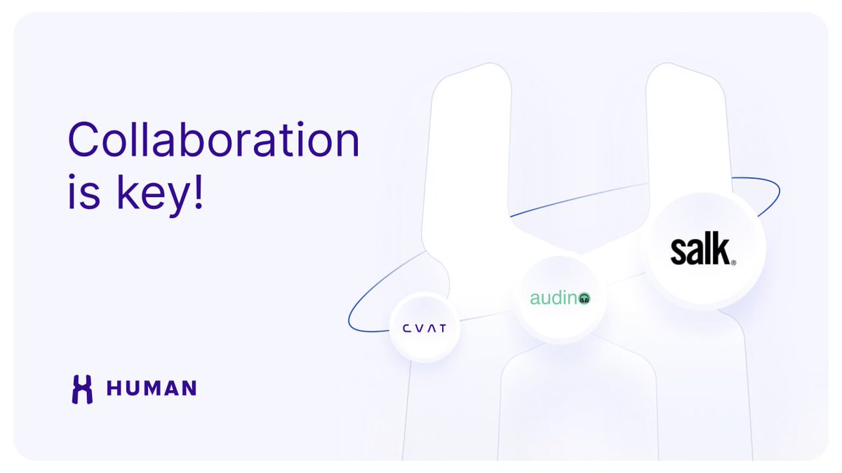 Collaboration is key! 🌐 Proud of our partnerships with cutting-edge institutions like the Salk Institute, Audino and CVAT to support AI innovation.  #AI #Salk #Audino #Cvat #HUMANProtocol