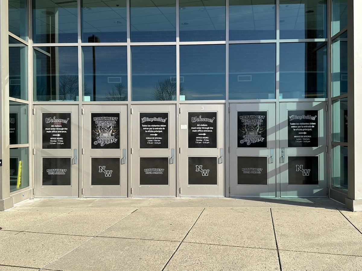 Northwest HS PTSA (@nwhsptsa) on Twitter photo The remaining exterior doors  to our building were completed this week to complement our gym lobby upgrades. These school improvements were a joint endeavor between the school and the PTSA. #JagPride  <a href="/NorthwestJags/">NWJagsPrincipal</a> The remaining exterior doors  to our building were completed this week to complement our gym lobby upgrades. These school improvements were a joint endeavor between the school and the PTSA. #JagPride  <a href="/NorthwestJags/">NWJagsPrincipal</a>