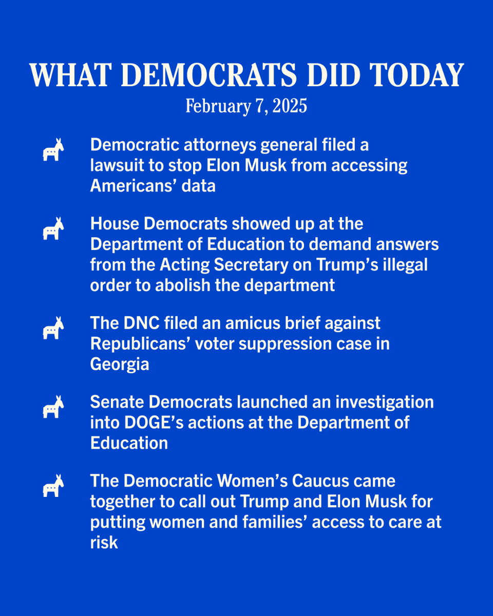 Democrats tweet media