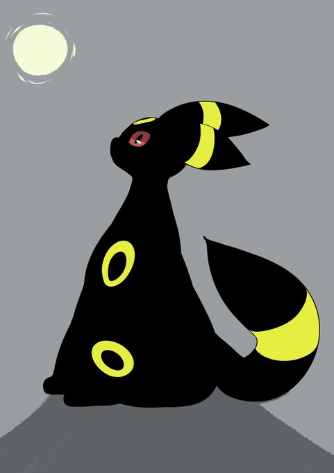 ポケモン絵
ブラッキー 