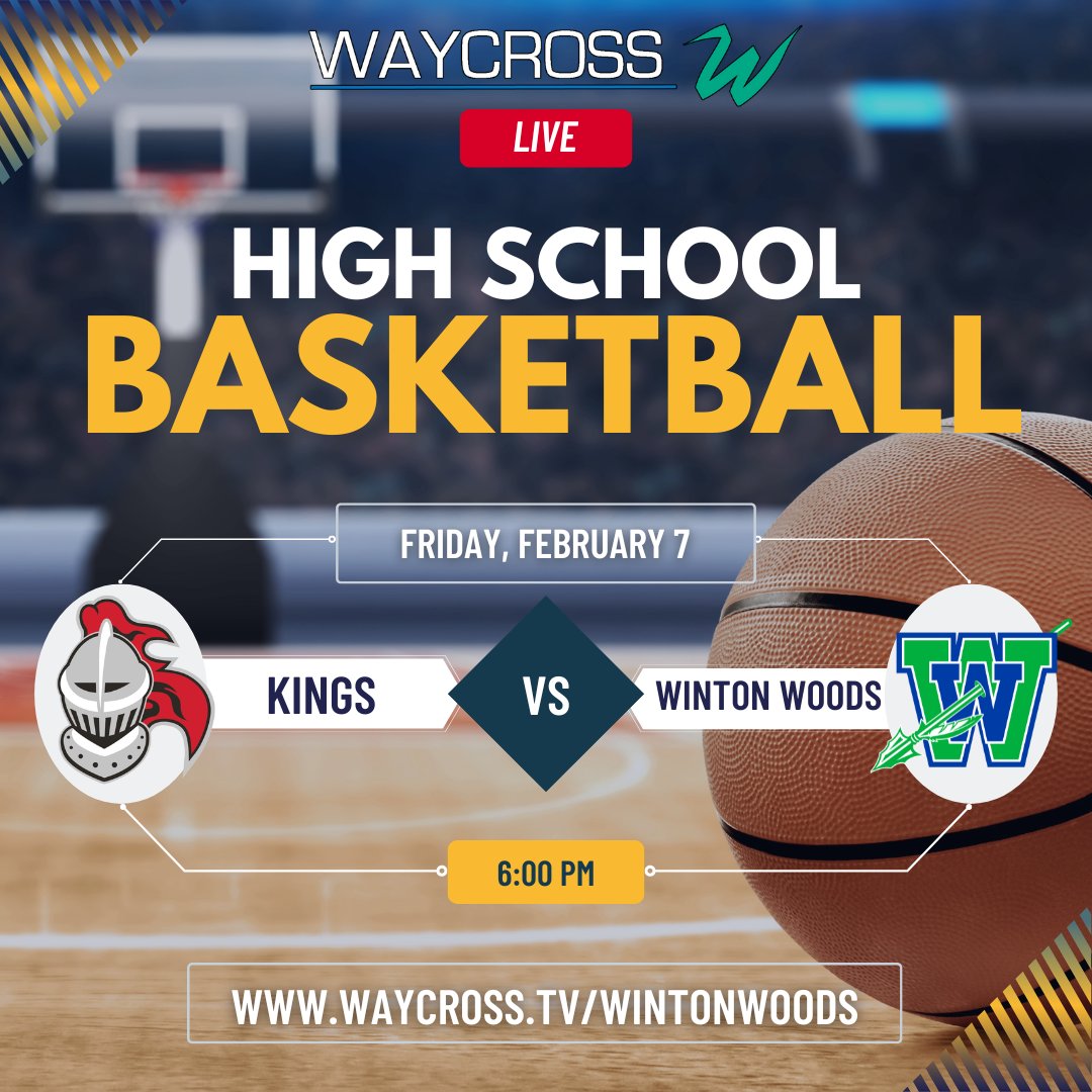 Waycross will broadcast tonight's Kings vs Winton Woods High School basketball game LIVE at waycross.tv/wintonwoods 

<a href="/WWHSTRIBE/">WintonWoodsTribe💙💚</a> <a href="/WWHSbroadcast/">Warrior Broadcast</a> <a href="/wwcsdistrict/">Winton Woods CSD</a> <a href="/warriorsath/">Winton Woods Athletics</a> <a href="/kingsathletics/">Kings Athletic Department</a> <a href="/Kings_HS/">Kings High School</a> <a href="/WoodsBasketball/">Winton Woods Basketball</a>