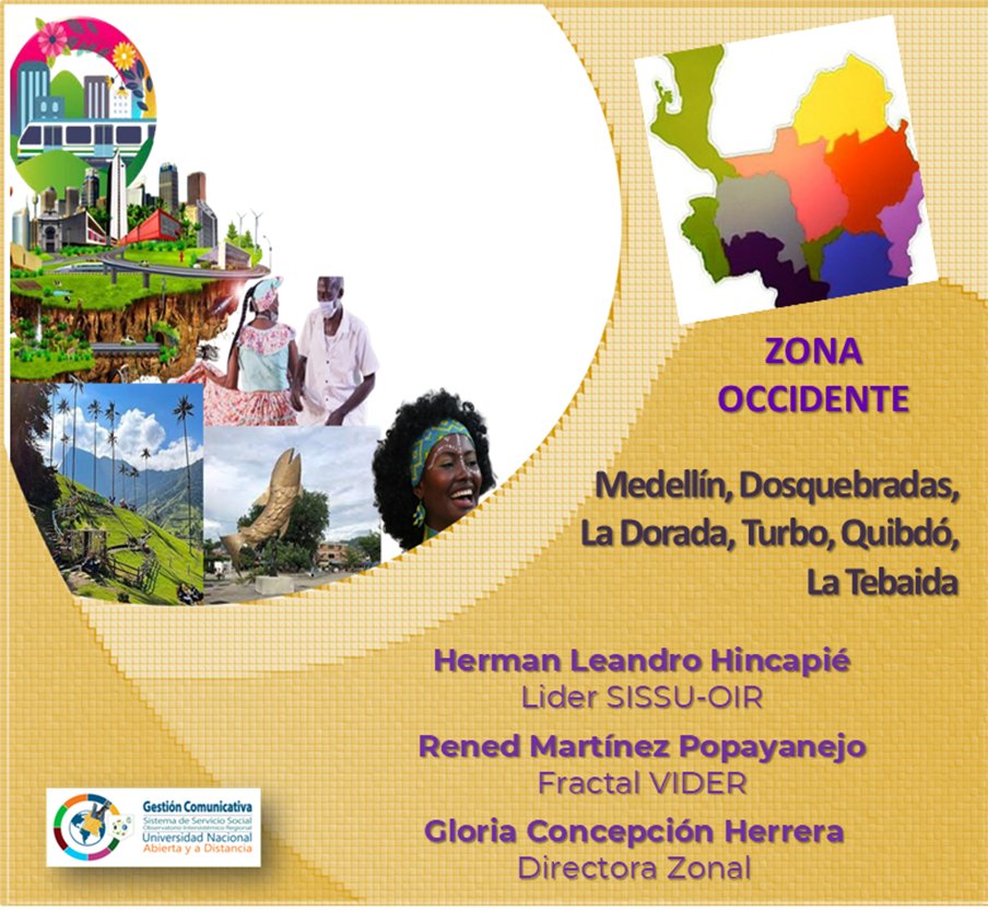 #ElOIRdelaRegion
#SISSUZonaOccidente #OIRNodoOccidente
La Vicerrectoría de Inclusión Social para Desarrollo Regional y Proyección Comunitaria
<a href="/UNAD_ZOCC/">UNAD Zona Occidente</a> @ViderZOCC  invita a conocer las acciones de Vida Académica y Universitaria el 16-1-25.  ¡Sigue el hilo 🧵para más información