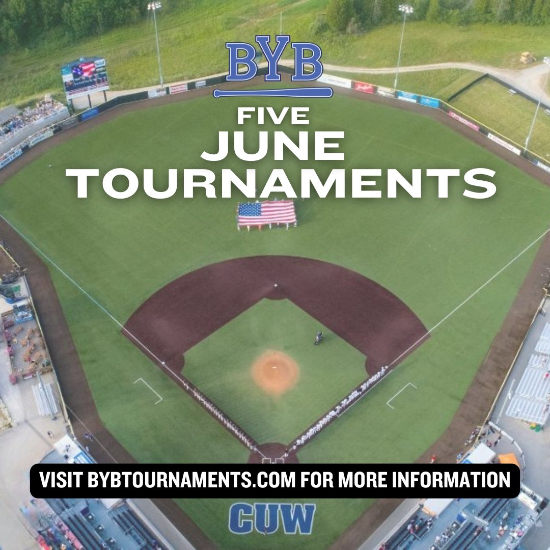 We have five upcoming tournaments in June! 

The first 4 teams to sign up in each division will be guaranteed a game on our Feature Fields! 

June Schedule: tinyurl.com/BYBJUNE

Full Tournament Schedule: tinyurl.com/BYB2025