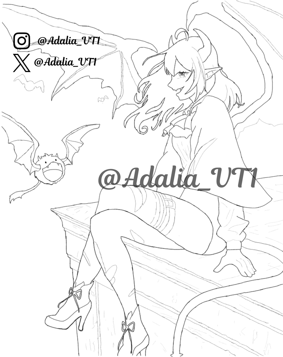 Commission complete! 🎨✨ This gorgeous demon girl was so fun to draw—big thanks to my client on Discord for the request!
#Vtuber #commissionsopen #artmoots #artshare