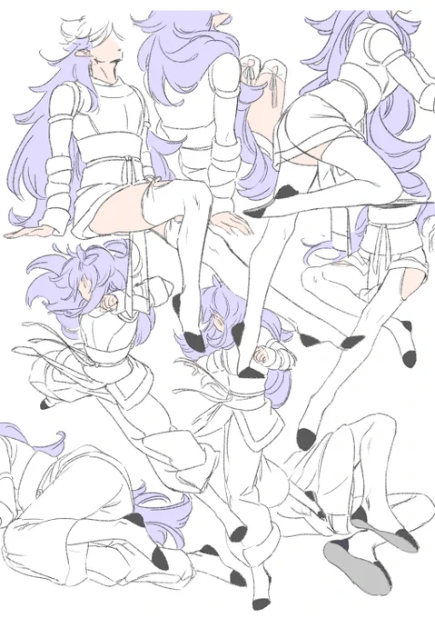 あるキャラの靴のデザインにハマって300枚くらい描きまくっていた頃 