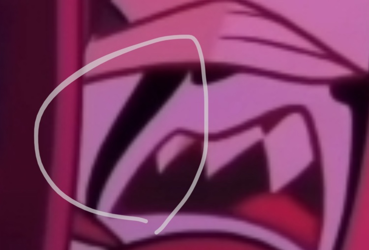 nn68551's tweet photo. poisonの最後のシーンなんやけどこの黒いのって何？

#poison 
#angelDust
#HazbinHotel https://t.co/RKnt3tlScv