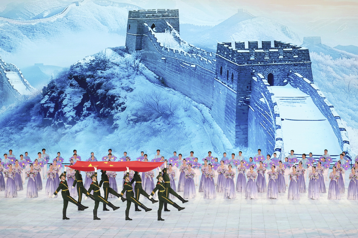siqin1997's tweet photo. ❄️Featuring an extensive display of local culture and a high-tech visual feast, a spectacular gala show captured the imagination of the continent on Friday night, as President Xi Jinping declared the 9th Asian Winter Games in #Harbin open. #AsianWinterGames #OpeningCeremony https://t.co/UvLSrp5Wd6
