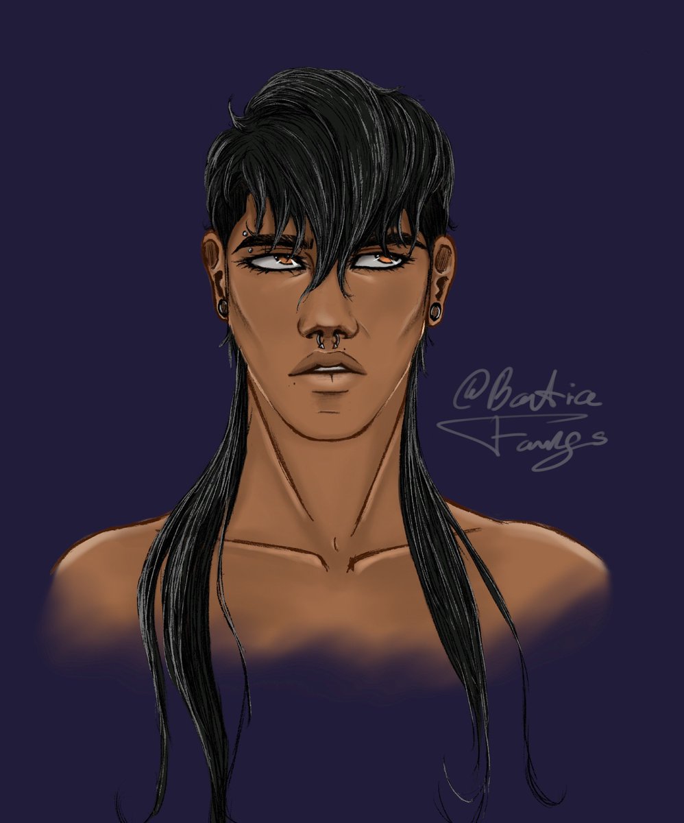 L3onissfangs's tweet photo. This is... My self!!! Bastian!! or "Basty" 
It's basically my arcane version of myself hahahaha 

#characterdesign
#digitalpainting #digitalart #selfart #selfship #darkfantasyart #arcane https://t.co/i9XPEqa0xY
