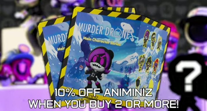 PelisDino's tweet photo. SII, mercancía sorpresa de Murder Drones 🥳🥳
#murderdrones #glitchproductions #murderdronesmerch https://t.co/yhLuYAiofL