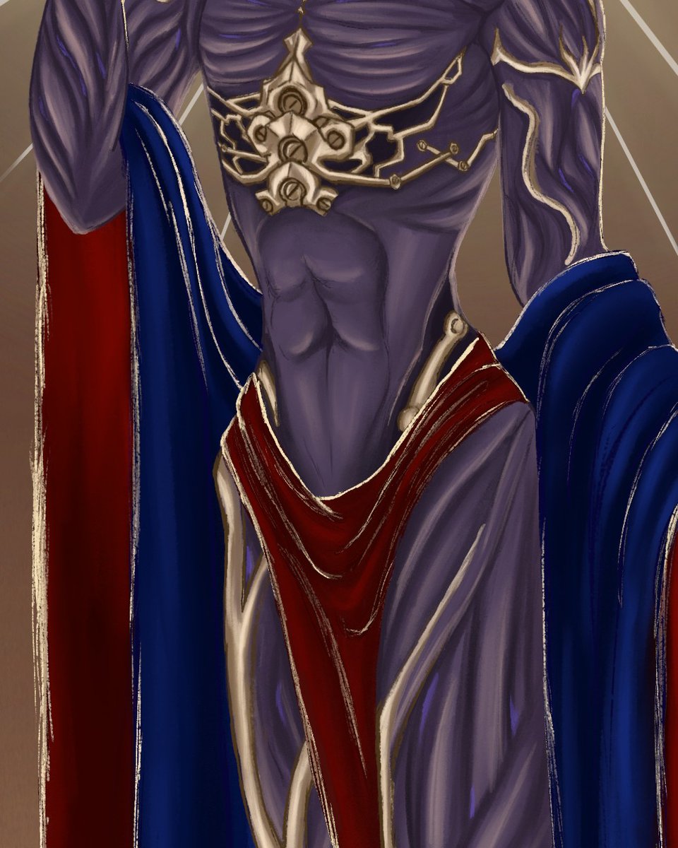 L3onissfangs's tweet photo. JesuviktOr 🛐🛐🛐
This time I used other brushes!! I love the finish, it's really beautiful 

#viktorarcane #viktor #viktornation #arcane2 #arcanenetflix #digitalpainting #digitalart #leagueofleyends #fanart #jayvik https://t.co/IA8k049Z7n
