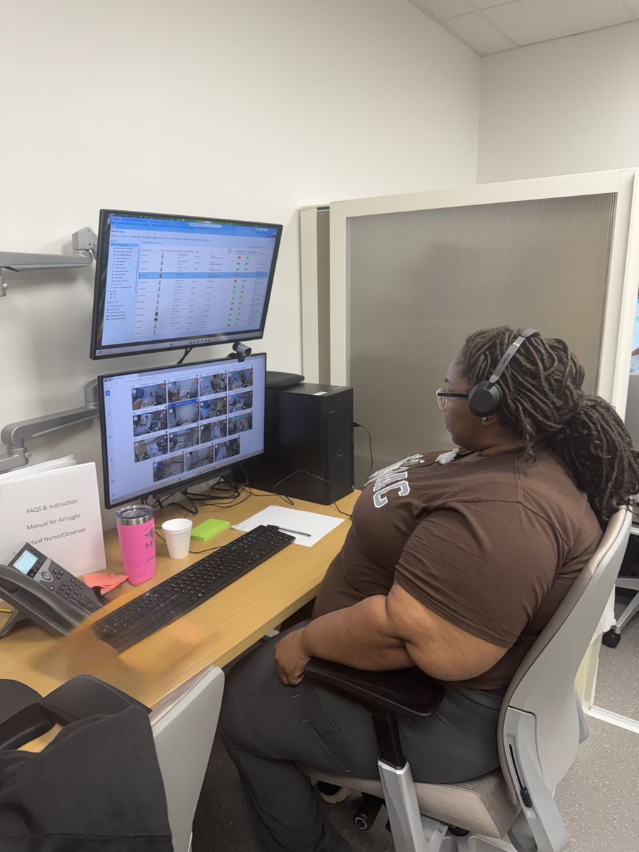 🚀The Virtual Nursing &amp; Remote Observer program is officially LIVE!📷

This program is already making an impact—positive interventions &amp; improved patient outcomes thanks to expanded virtual nursing capabilities.  

Huge shoutout to <a href="/_artisight/">Artisight</a> &amp; our incredible team on success!