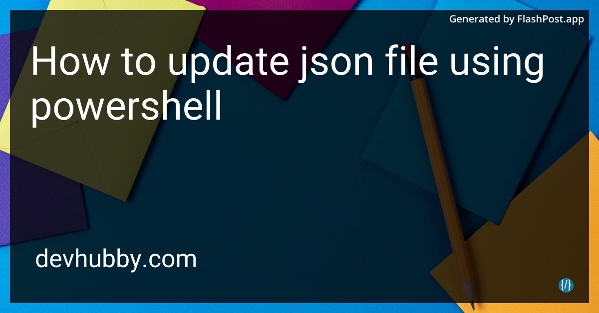 devhubbycom's tweet image. Will PowerShell fill my JSON with unicorns or empty promises?
Source: devhubby.com/thread/how-to-…
#ITAutomation #ITPro #PowerShellScripts #TechHelp