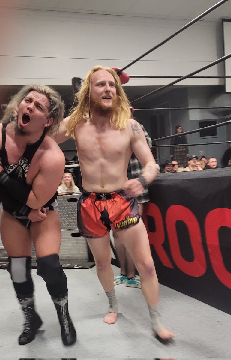 CatchThePinfall's tweet image. In what has to be a major upset with major ramifications, @JackReaperPro, @LonzoTheChicano, and the @SCWPro debuting David Ratel seize victory over @ericeznite  , @AugustusDraven, and @The_Shug and the Shug faces tough love after the match
#prowrestling