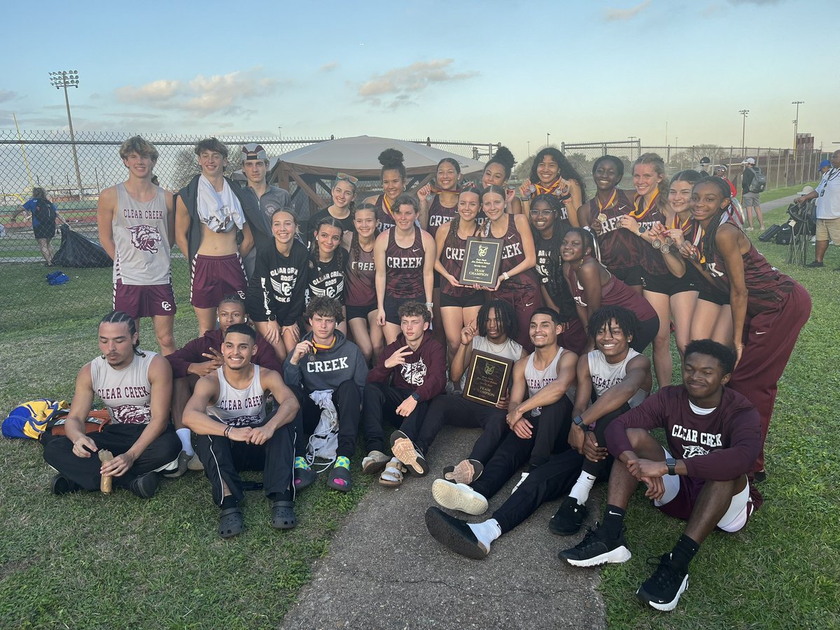 Mike Norman (@coach_norman66) on Twitter photo Girl’s and Boy’s team champs at the Kethan Relays today! Great job Wildcats! <a href="/CreekWildcats/">Clear Creek Wildcats</a> <a href="/ClearCreekISD/">Clear Creek ISD</a> Girl’s and Boy’s team champs at the Kethan Relays today! Great job Wildcats! <a href="/CreekWildcats/">Clear Creek Wildcats</a> <a href="/ClearCreekISD/">Clear Creek ISD</a>