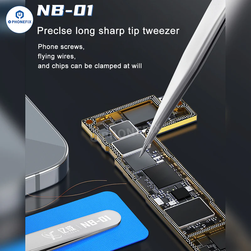 weikexiu's tweet photo. Precision long-pointed #tweezers can accurately clamp screws, #chips, and flying #wires. They come with a silicone protective cover to prevent slipping and are suitable for mobile phone and #computer repairs. 💪

#Chipclamping #Screwclamping #PCBrepair #diyfixtool #tweezers https://t.co/BOYdtcgs1b