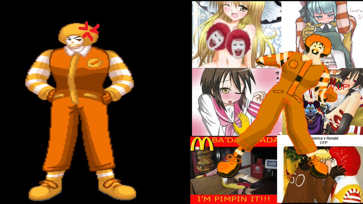 CORNDOG DONALD-R ANGRY Gaia Ronald (Fake) Imega h***ai