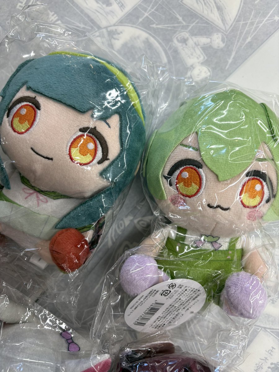 東北三姉妹、ずんだもんの ぬいぐるみ入荷しました♪ 各3個ずつなので