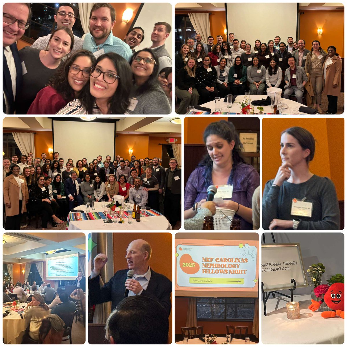 We had a wonderful time at the 8th annual Carolinas NKF Fellows night with pediatric and adult nephrology fellows from Duke, UNC, and Wake Forest. #NephForward