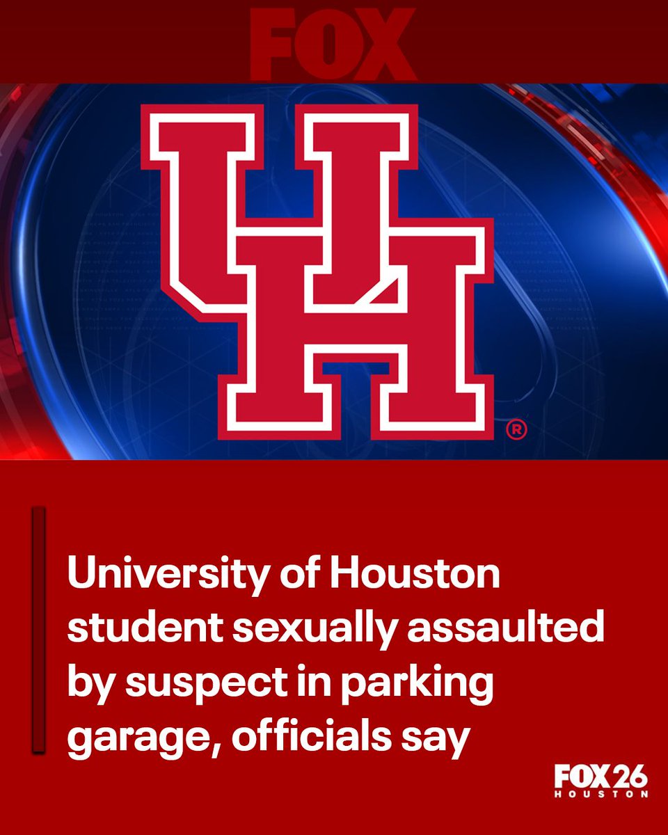 FOX26Houston's tweet photo. The University of Houston Police Department is investigating after a student was sexually assaulted in a parking garage on Friday evening. https://t.co/N8fqpRaubW