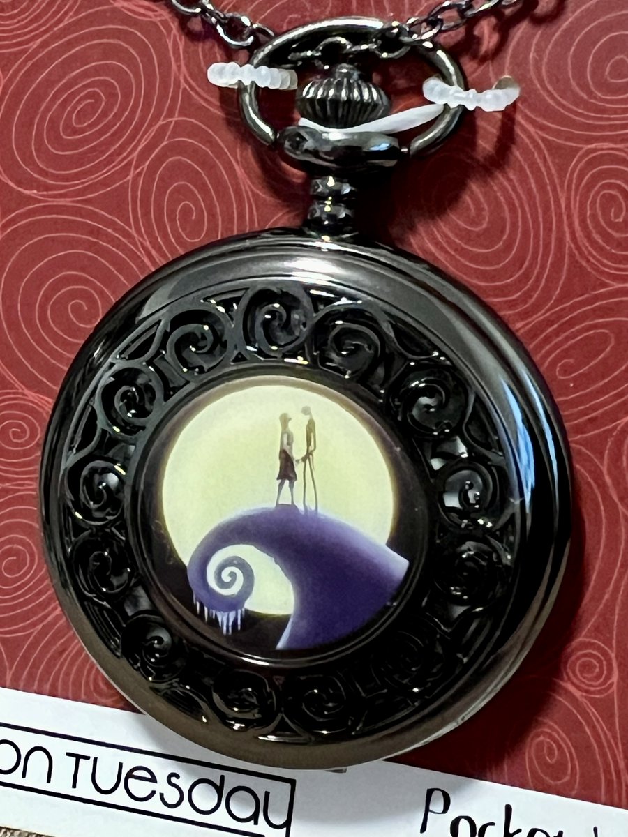 TeriE's tweet image. Disney's TNBC #TheNightmareBeforeChristmas Jack Sally #PocketWatch Necklace NEW 2016 

#disneywatches #disneyjewelry #disneycollectibles #disneyfashion #disneygifts #jackskellington #jackandsally #TNBC #romantic #giftsforher #nightmarebeforechristmas 

ebay.com/itm/2671492069…