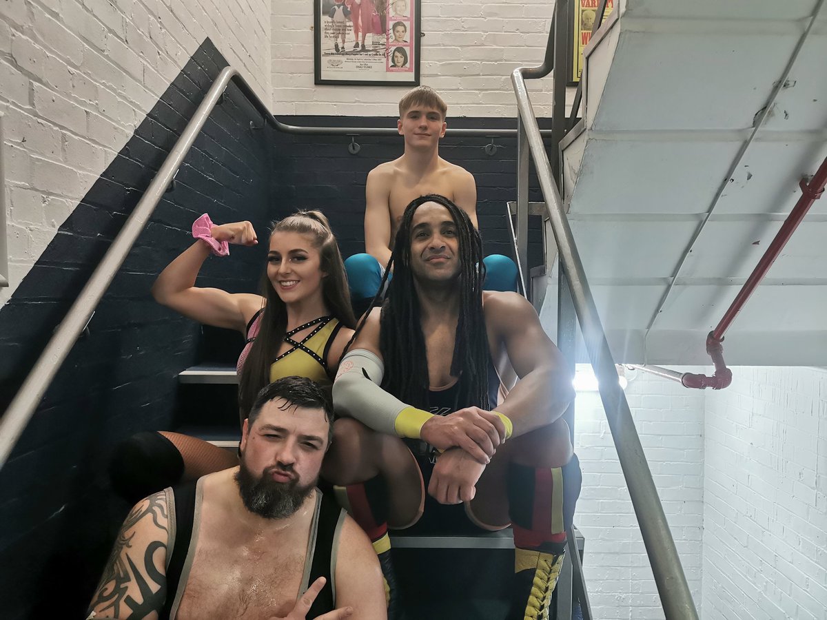 WesleyNsereko's tweet photo. 𝐁𝐈𝐋𝐋𝐈𝐍𝐆𝐇𝐀𝐌 𝐖𝐀𝐒 𝐎𝐍 𝐅𝐈𝐑𝐄! 🔥💪
Our team showed up, and Billingham brought the energy! An epic night in an awesome venue with a crowd that was off the charts! 📢⚡
THANK YOU, BILLINGHAM! Until next time! 👊
#Megaslam #Billingham #Gladiators #ProWrestling https://t.co/UNXIwHYa9U