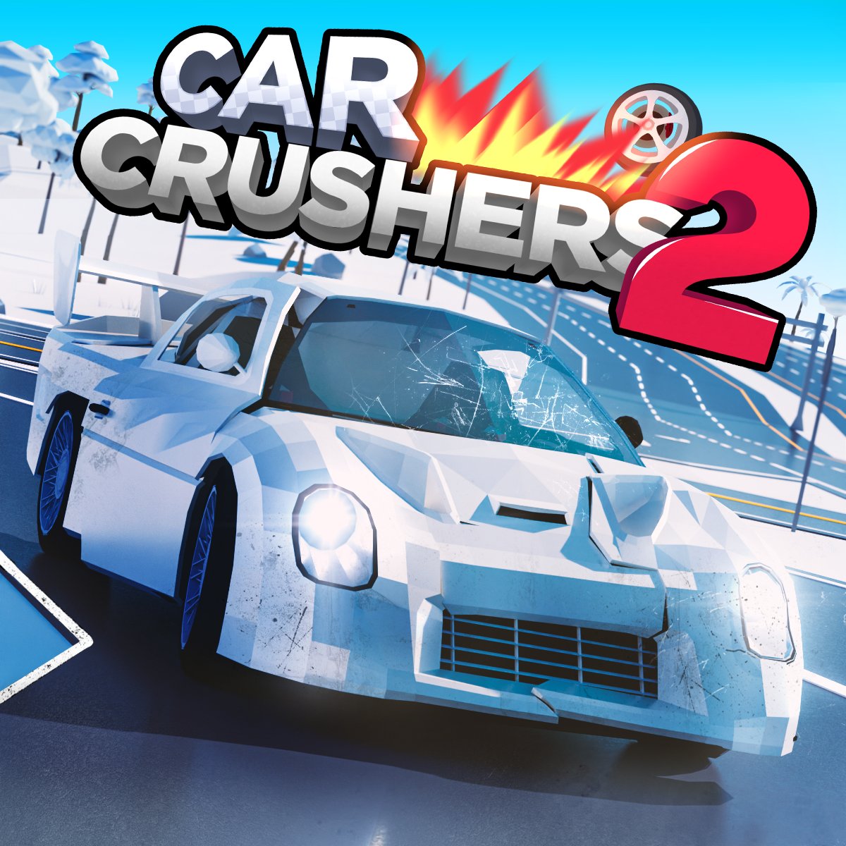 lightsteals's tweet image. Here&apos;s an icon I made for a Car Crushers 2 update!

Likes and retweets are always appreciated!       

#RobloxDev #RobloxGFX #ROBLOX #robloxart