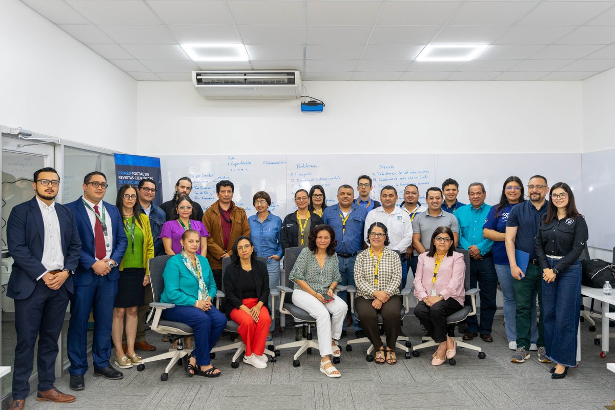 UnitecHnglobal's tweet photo. Desde UNITEC saludamos el trabajo de las revistas científicas de Honduras. Gracias a los 26 editores y a otros expertos que nos han visitado este día desde 15 revistas nacionales editadas por el @cmh, @MP_Honduras, #UNACIFOR, @UNAHoficial, @UniversidadMH y @upnfm. https://t.co/6JZEifkc70