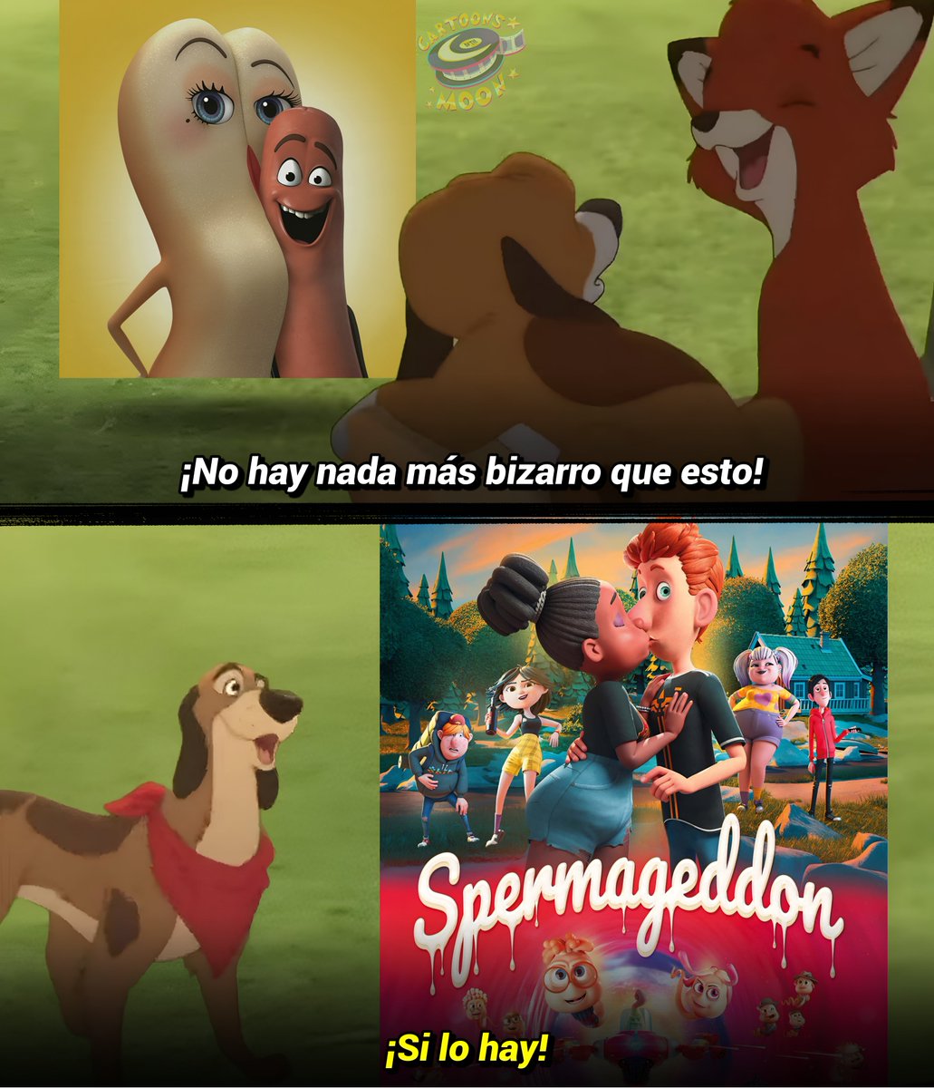 CartoonsOTMoon's tweet photo. Ya no hace falta explicar de qué trata esa película https://t.co/1BCtHj7Phn