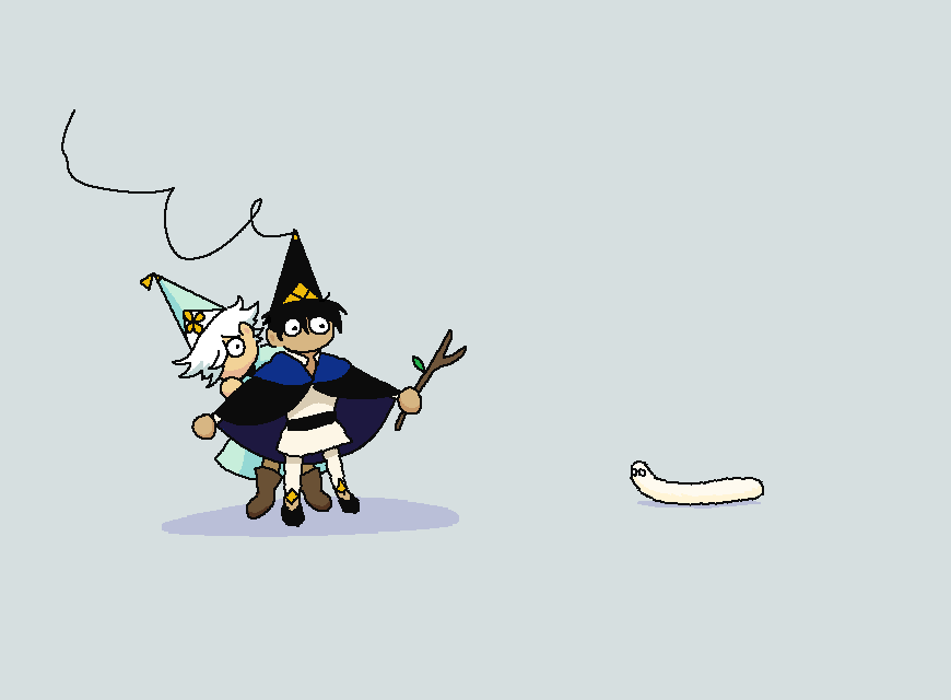 SeventyMatches's tweet photo. Adventures on the surface #witchhatatelier https://t.co/OUD9OT87Un