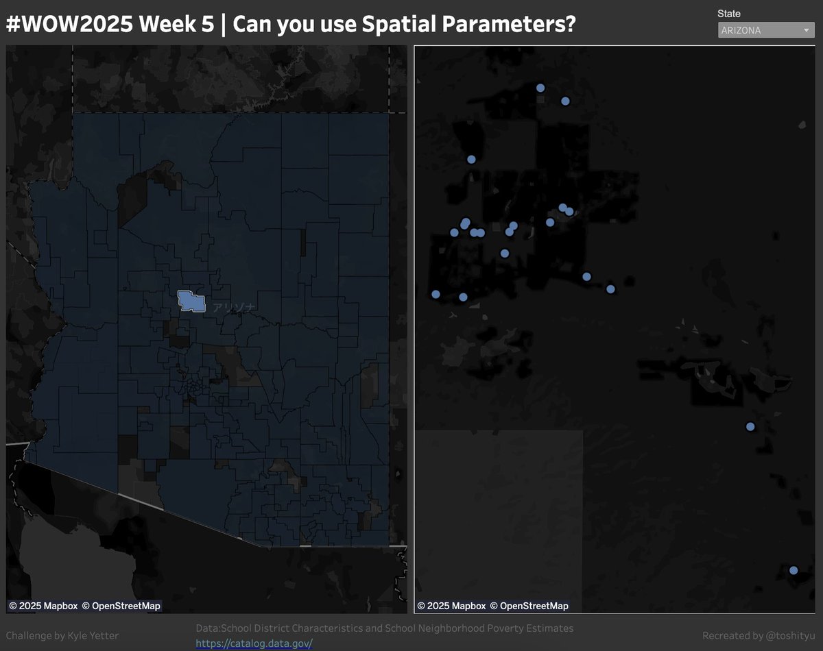 #WOW2025 Week 5 | Can you use Spatial Parameters?
Thank you,<a href="/WorkoutWednsday/">#WOW2025</a> team!
I tried using spatial parameters for the first time. It was really informative and I learned something I can actually apply to my work!
public.tableau.com/app/profile/to…