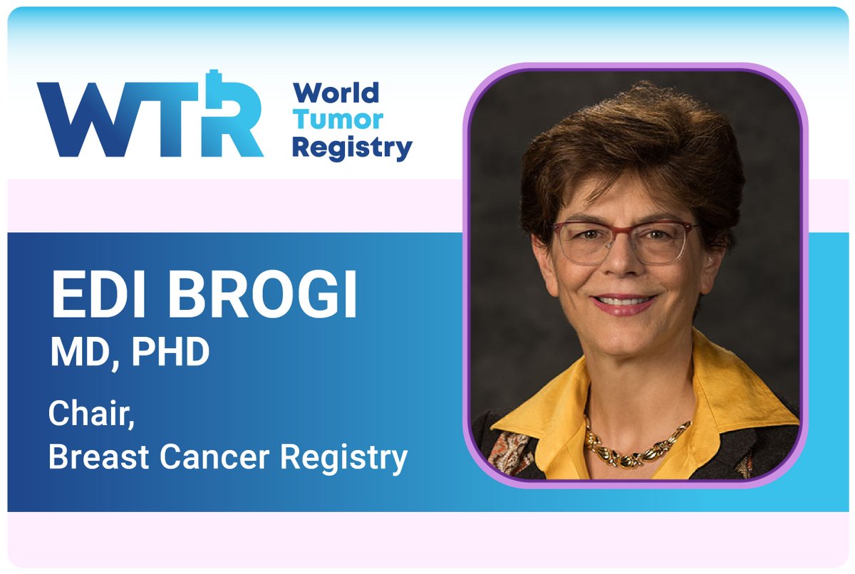 Exciting news! Dr. Edi Brogi has been named inaugural Chair of the WTR Breast Cancer Registry! 🎉
As a leader in breast pathology, Dr. Brogi will drive WTR’s mission to advance breast cancer diagnosis &amp; education globally.🔬worldtumorregistry.org
#BreastCancer #DigitalPathology