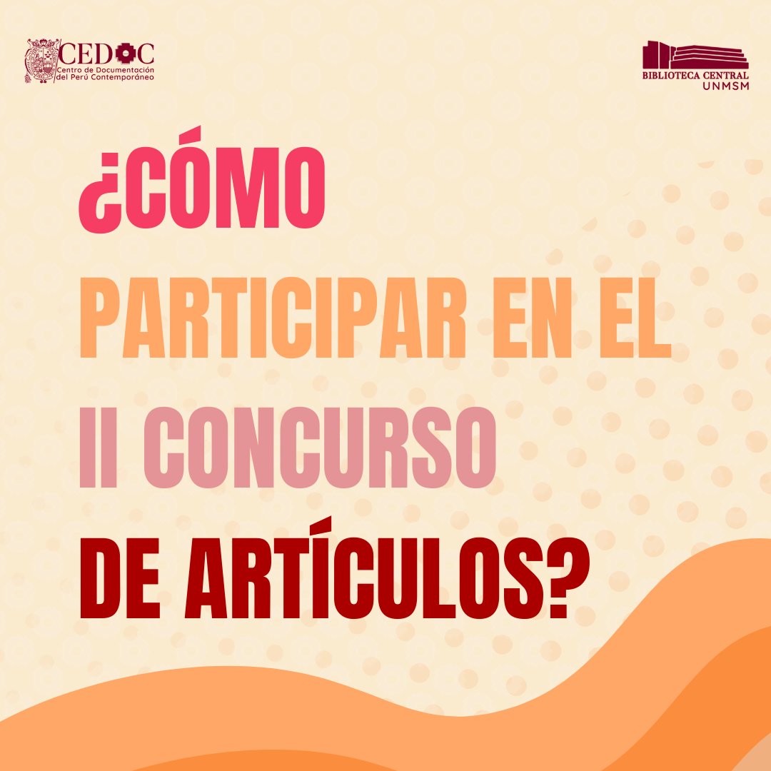 Centro de Documentación del Perú Contemporáneo tweet media