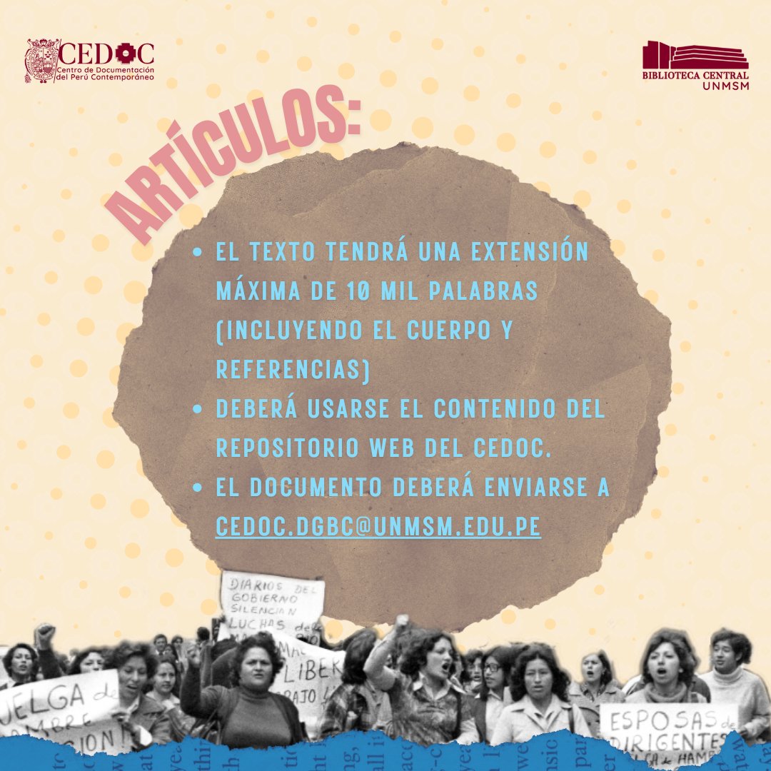 Centro de Documentación del Perú Contemporáneo tweet media