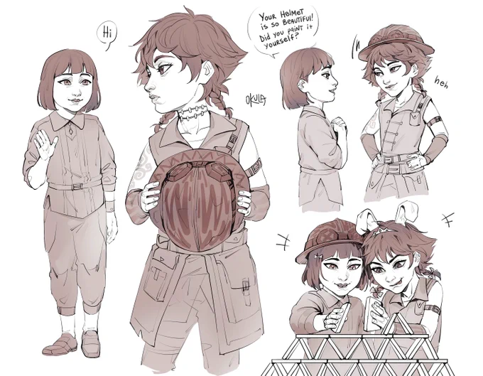 just kids being kids 
Ren and Isha are friends now 
#arcane #isha #ren 