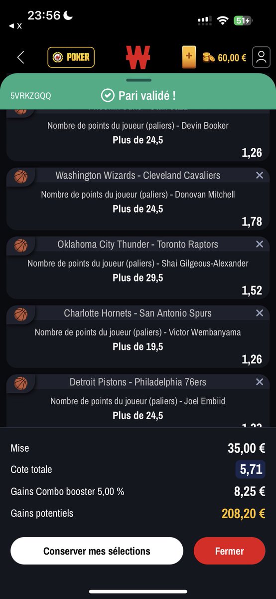 Kinhart3's tweet photo. Pour ceux qui veulent j’ai fait ça 🏀#NBA #TeamParieur https://t.co/egcVZ1eVkN