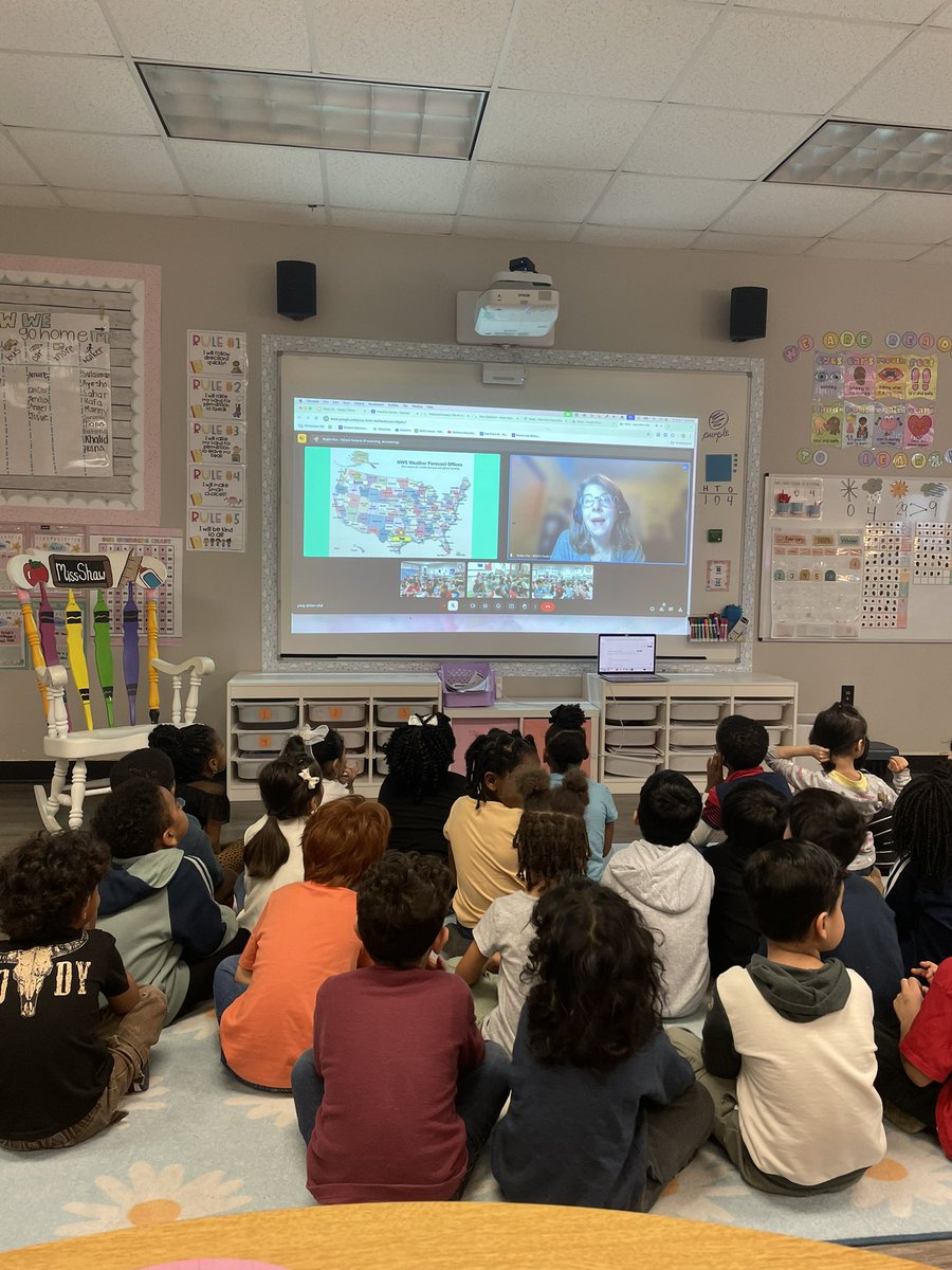 Thank you to the National Weather Service <a href="/NOAA/">NOAA</a> for giving our kindergarteners the opportunity to meet a real life meteorologist! It was the perfect way to end our weather and seasons unit! <a href="/ForestLnAcademy/">Forest Lane Academy</a> ☀️⛈️❄️⚡️ #risdbetheone