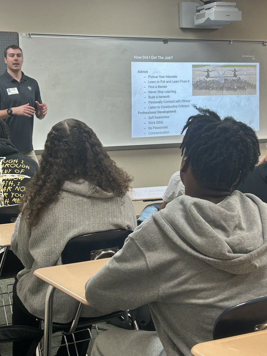 We love our Bell partnership! Brandon and Tyson, both mechanical engineers, spent time with our P-TECH students today. 
It’s about college and career experiences and exposure.