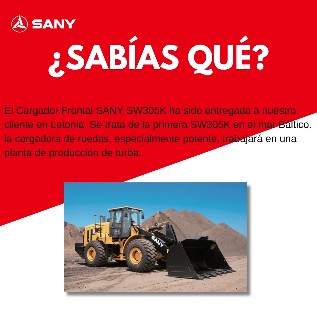 SANY haciendo presencia 😎😎
#SabiasQue #maquinaria #oeste