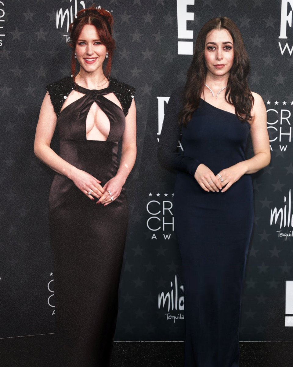 DC ROYALTY IN THE HOUSE! Cristin Milioti and Rachel Brosnahan look so  beautiful at the Critics Choice Awards!
