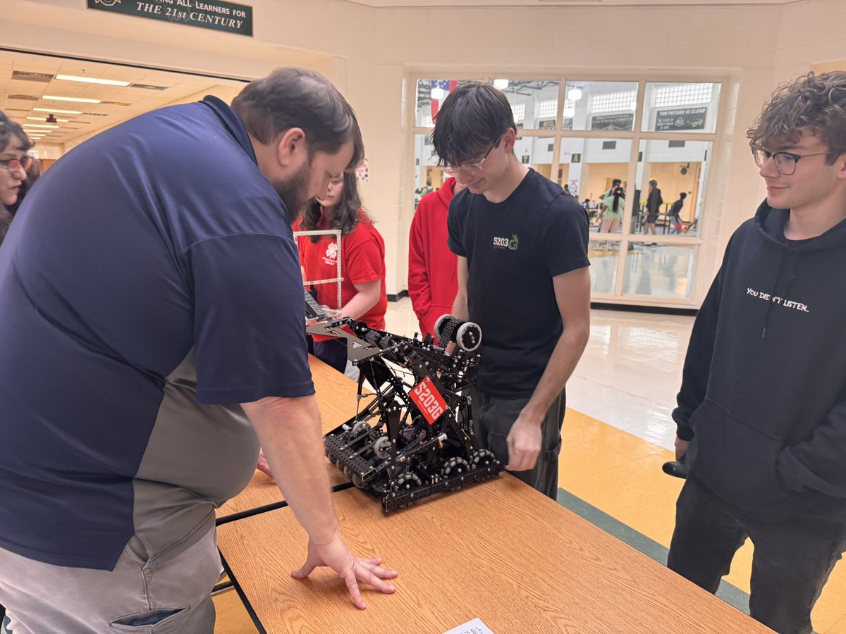 Diane Robinson (@drobinsonedu) on Twitter photo Inspections have started for the <a href="/VEXRobotics/">VEX Robotics</a> GA HS State Championship weekend <a href="/OLH_HCS/">Ola High</a>. Team 5203G is ready to represent <a href="/HenryCountyBOE/">Henry County Schools</a>!!! <a href="/drhafza/">Rabieh Hafza PhD</a> Inspections have started for the <a href="/VEXRobotics/">VEX Robotics</a> GA HS State Championship weekend <a href="/OLH_HCS/">Ola High</a>. Team 5203G is ready to represent <a href="/HenryCountyBOE/">Henry County Schools</a>!!! <a href="/drhafza/">Rabieh Hafza PhD</a>