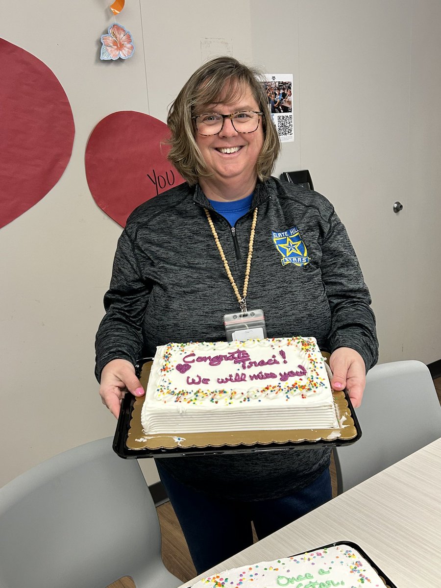 Thank you Mrs. Endicott <a href="/cotter5/">Traci</a> for all that you have done for our Slate Hill Stars, staff and families! Best of luck in your new position at the Worthington Educational Center! We will miss you! #onceastaralwaysastar #theSlate⭐️🤩 #ItsWorthit