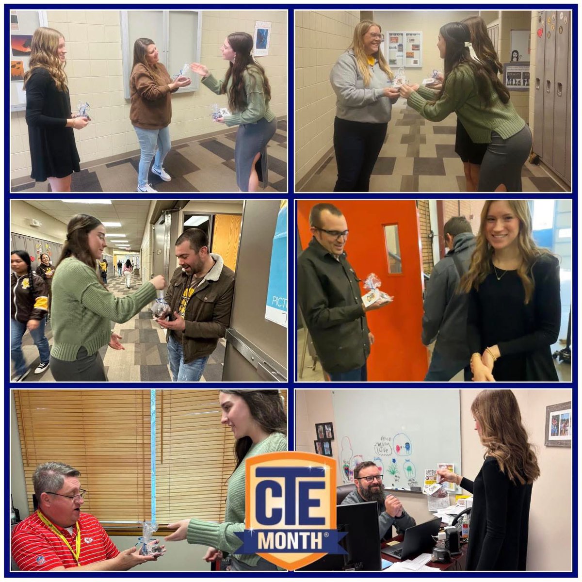 📢Did you know that February is National CTE Month? 

Career &amp; Technical Education provides real-world, hands-on skills that prepare students for the future. To show appreciation, CTE students delivered treats to our teachers &amp; admin to thank them for their dedication &amp; support!