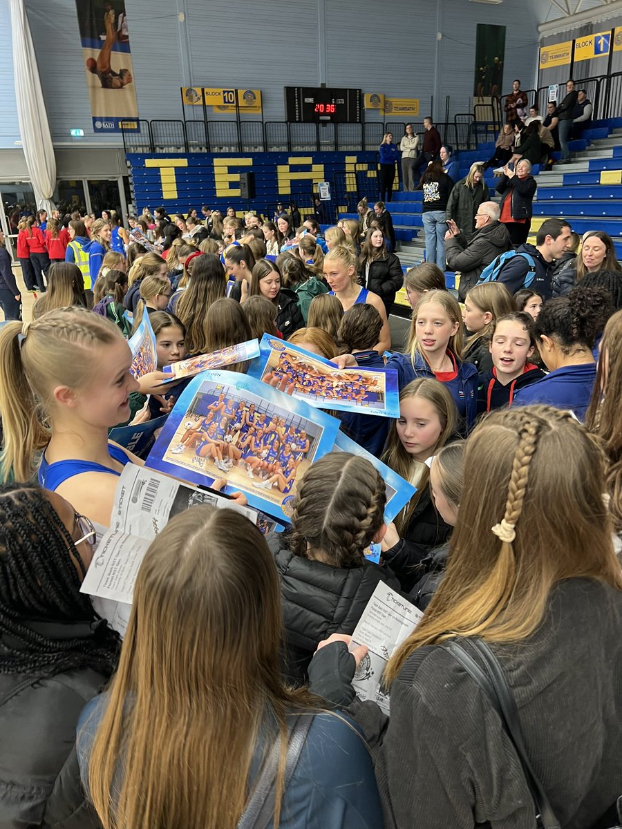 Wow, what a launch to the season &amp; the NXTGen league! A win under the belt, a full house and a whole load of young netball fans inspired. Exactly what it’s all about! 💙💛 #impossibletoignore