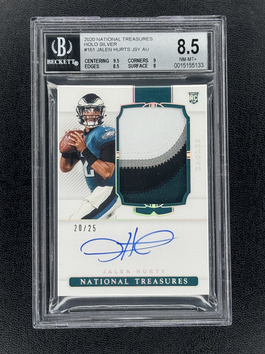 2020 Jalen Hurts NT RPA /25 - $10,500 OBO