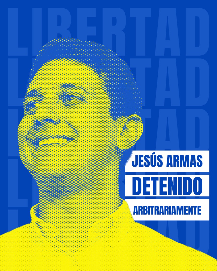 LuisCarlos's tweet photo. Jesús Armas cumple 60 días preso.
Fue llevado a un centro clandestino de torturas en sus primeros días desaparecido. Sus padres no han podido verlo. No le han permitido asignar un abogado de su confianza y sigue en el limbo judicial.
Es inocente.
#liberenajesusarmas https://t.co/LhRK9Je6G7