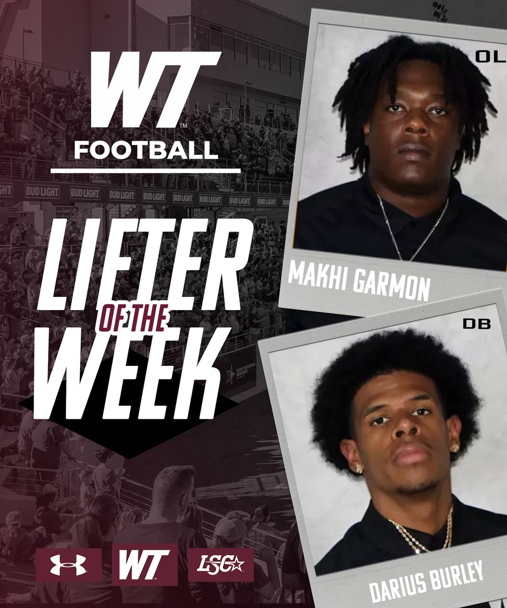 🦬 Football Lifters of the Week

A Pair of Freshman Getting the Job Done in the Weight Room

#BuffNation | #HereWeCome