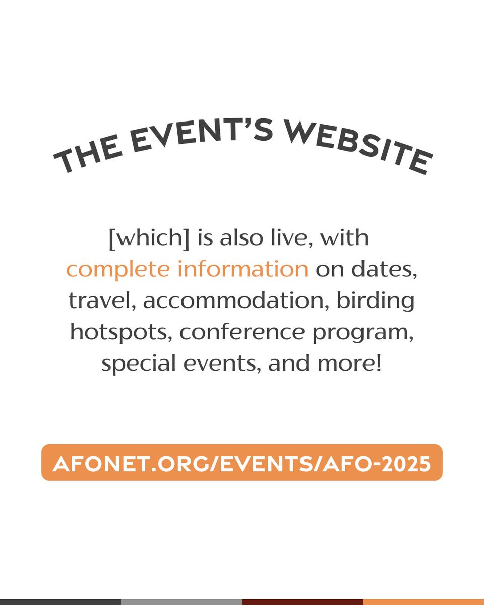 Association of Field Ornithologists tweet media