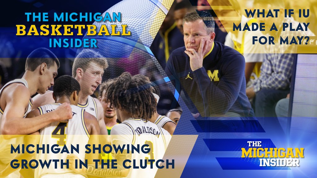 Sam Webb (@samwebb77) on Twitter photo On the latest episode of The Michigan Basketball Insider, <a href="/TimMcCormick40/">Tim McCormick</a> and I discussed U-M's improved play in the clutch, explored what teams are doing to limit Danny Wolf's efficiency, and Tim tackled the question- what if IU made a play for May? - 247sports.com/college/michig… On the latest episode of The Michigan Basketball Insider, <a href="/TimMcCormick40/">Tim McCormick</a> and I discussed U-M's improved play in the clutch, explored what teams are doing to limit Danny Wolf's efficiency, and Tim tackled the question- what if IU made a play for May? - 247sports.com/college/michig…