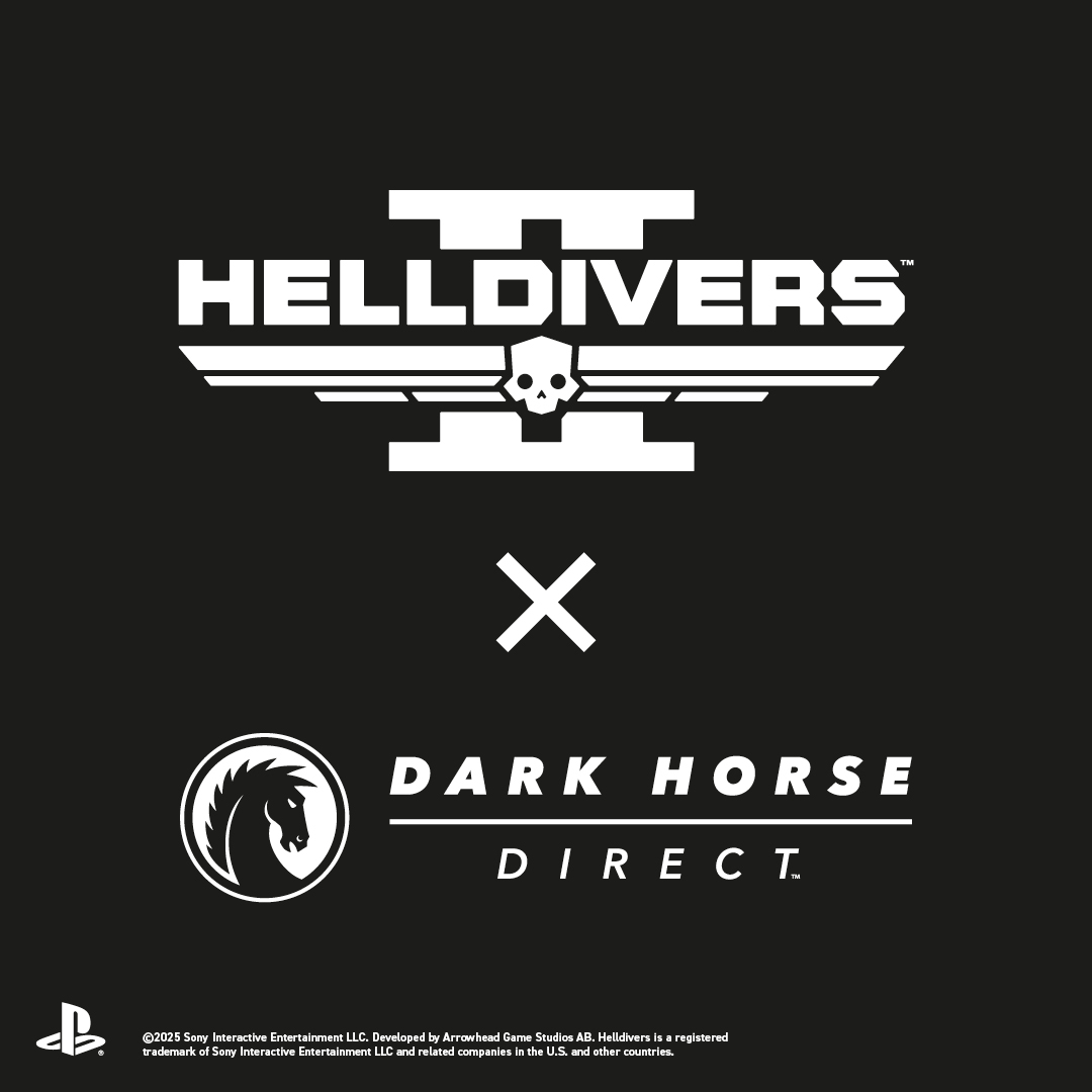 DarkHorseDirect's tweet image. Attention #Helldivers! We're teaming up with @playstation &amp;amp; @arrowheadGS to bring you @helldivers2 collectibles celebrating the heroic actions of Super Earth's finest! Enlist in our newsletter today &amp;amp; let us know what collectibles you want to see!

@DarkHorseComics @Sony